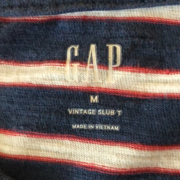 Gap Blue/White/Red Striped T-Shirt - Picture 3 of 3